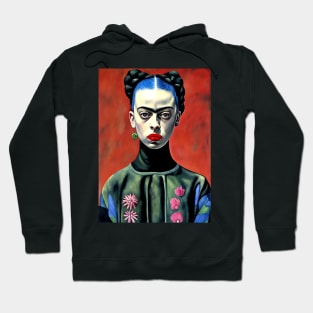 "A painting of "billie e" by Frida Kahlo" Hoodie